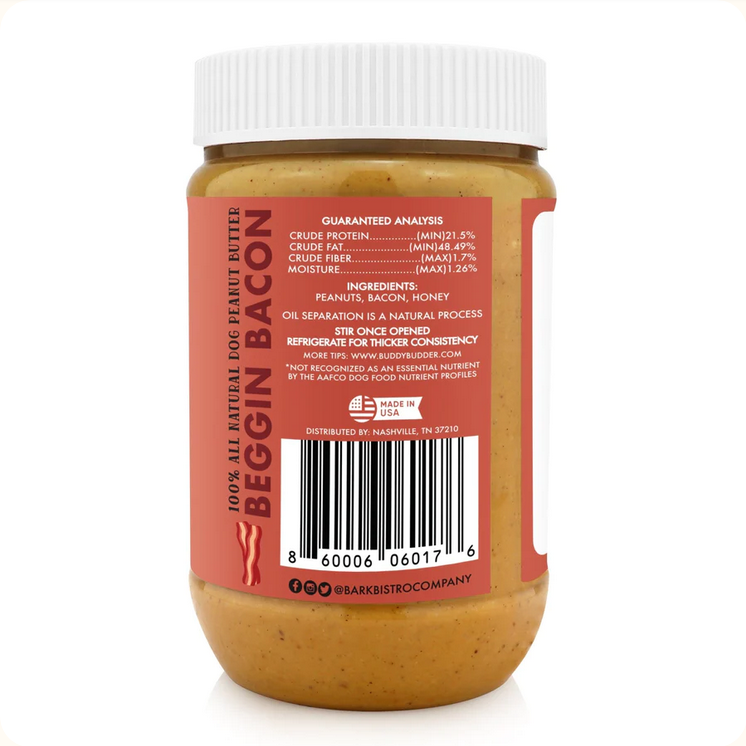 Bangin Bacon Peanut Budder 17oz jar