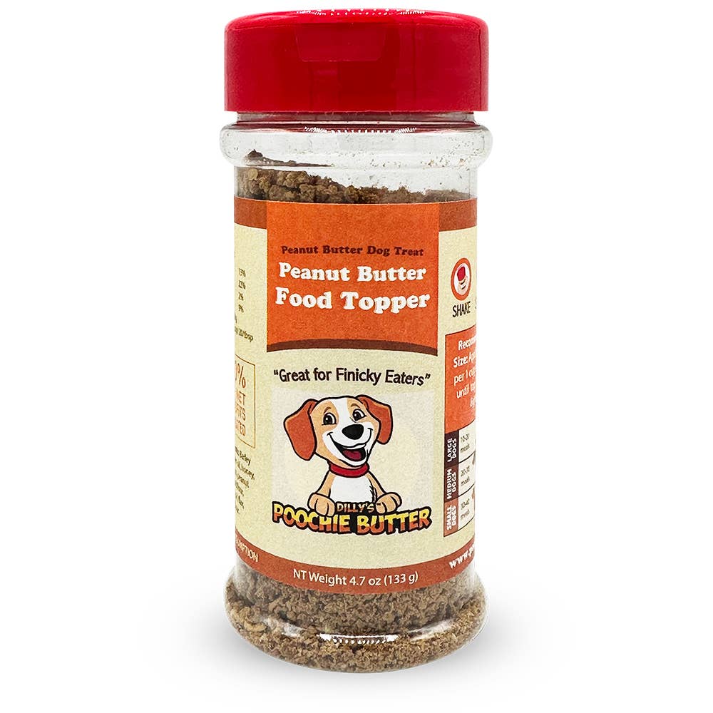 Poochie Butter - Dog Food Topper All Natural 3.5oz - Peanut Butter
