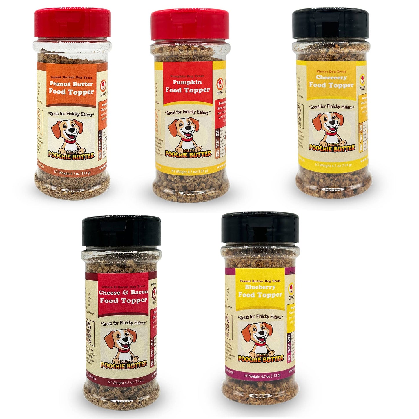 Poochie Butter - Dog Food Topper All Natural 3.5oz - Peanut Butter