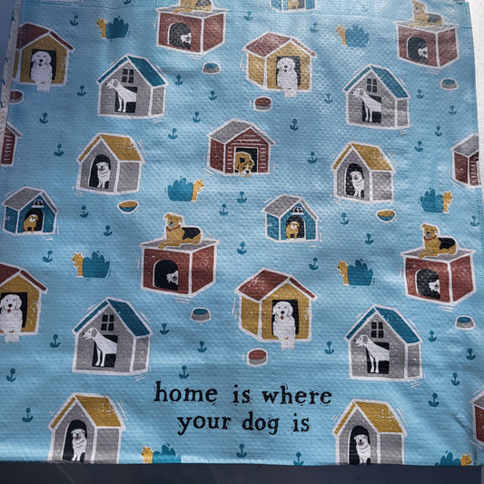Home is where your dog is tote