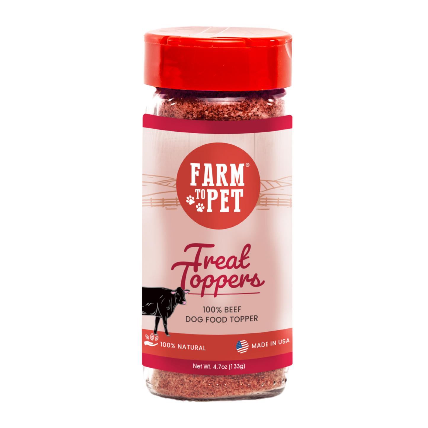 Beef Dog Food Topper- Farm to Pet Healthy Dog Treats