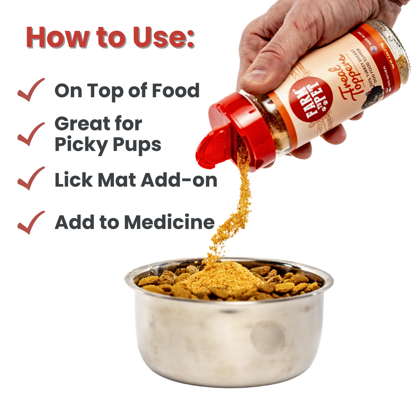 Turkey Dog Food Topper-Farm to Pet Healthy Dog Treats