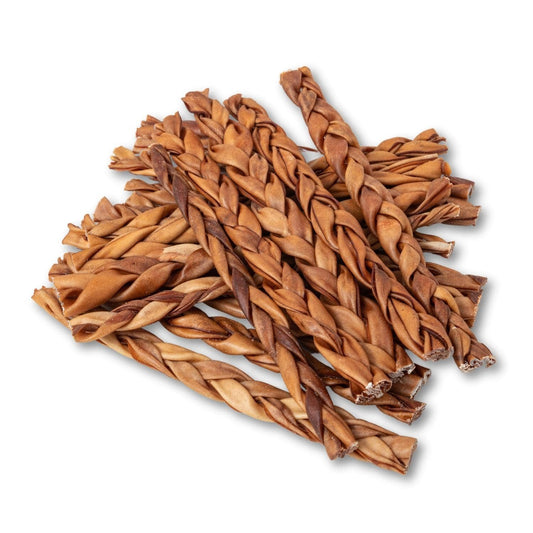 Braided Collagen Stick Dog Treats - 12"