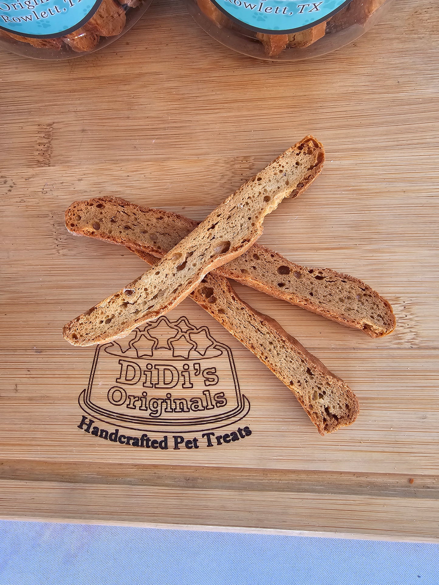 Pumpkin Peanut Butter biscotti