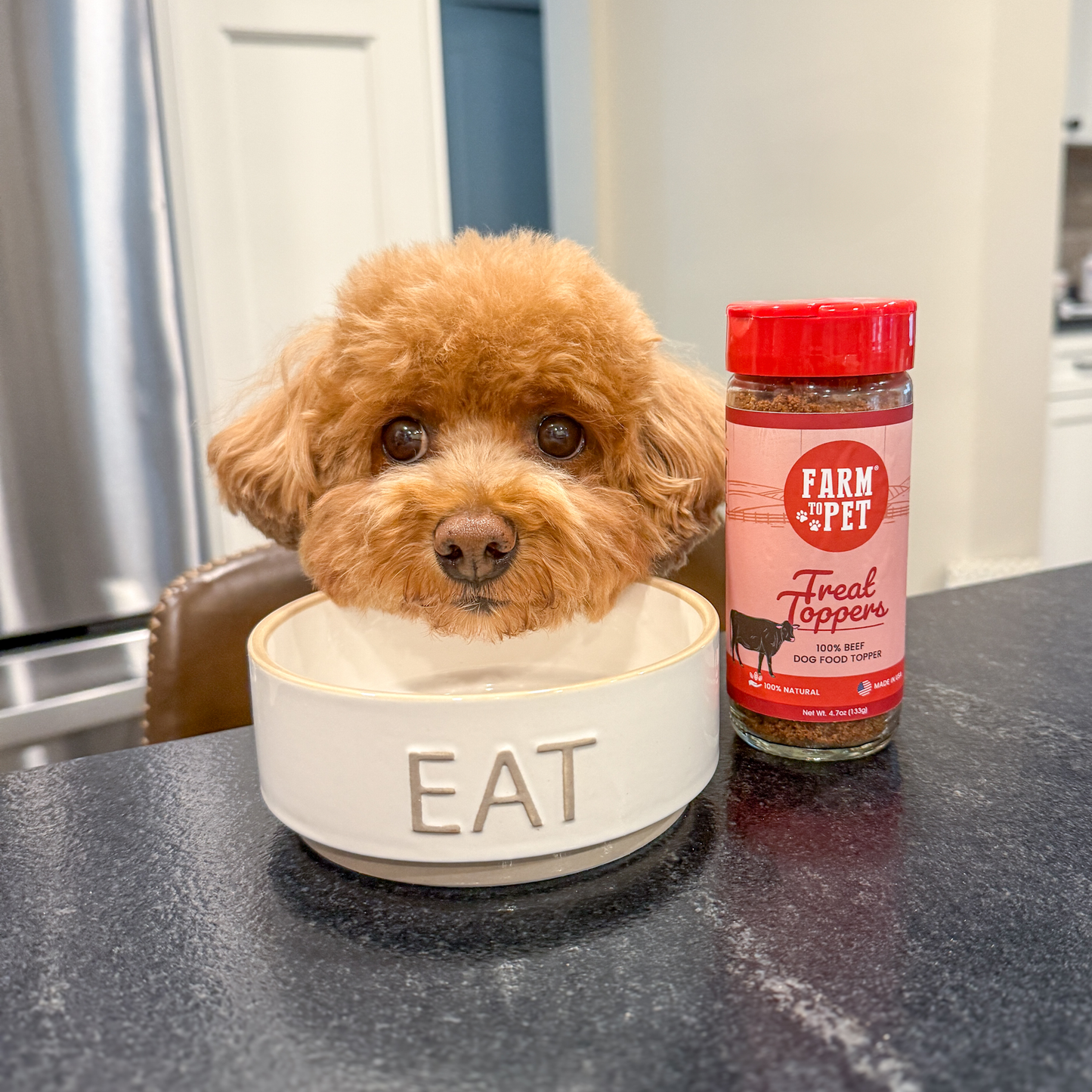 Beef Dog Food Topper- Farm to Pet Healthy Dog Treats