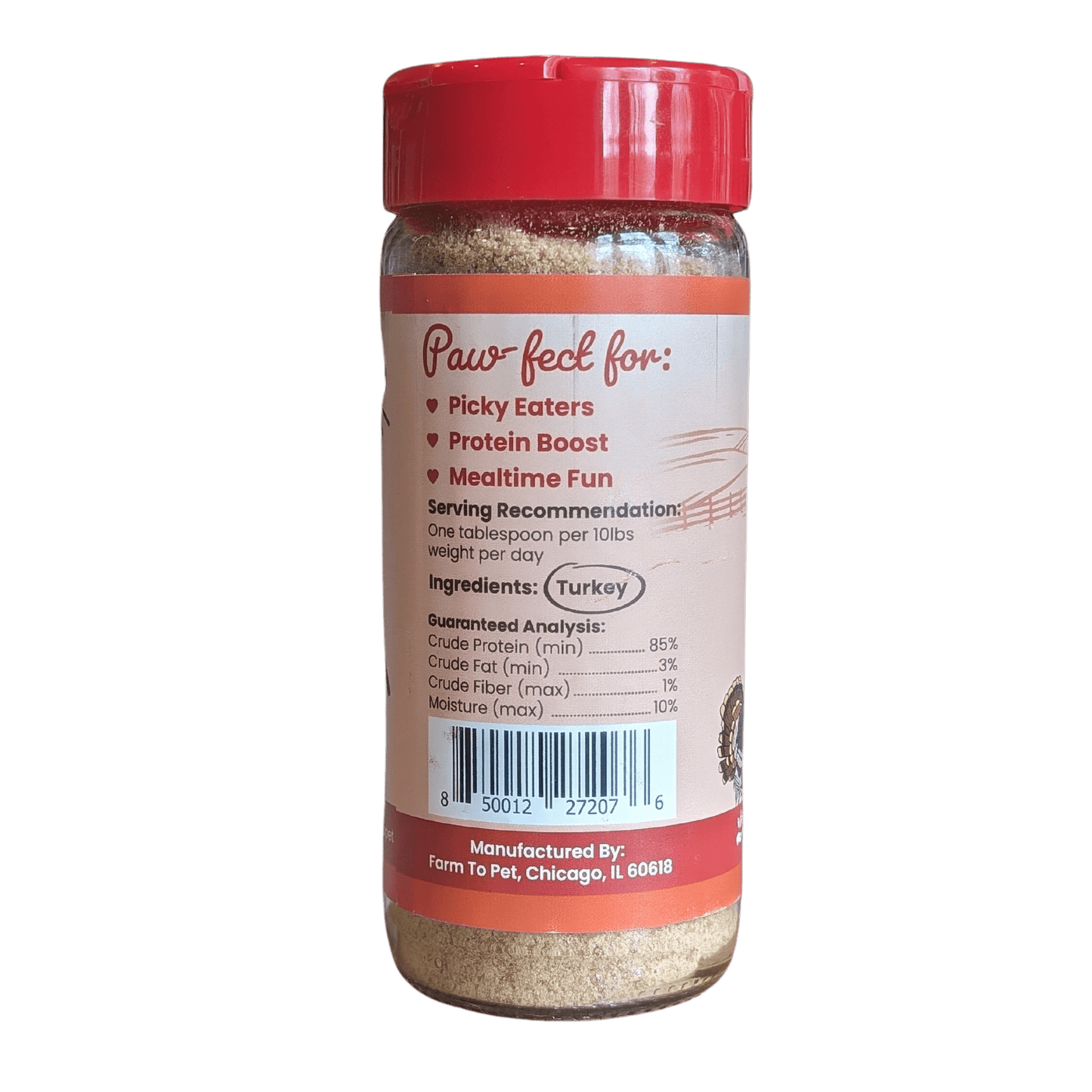 Turkey Dog Food Topper-Farm to Pet Healthy Dog Treats