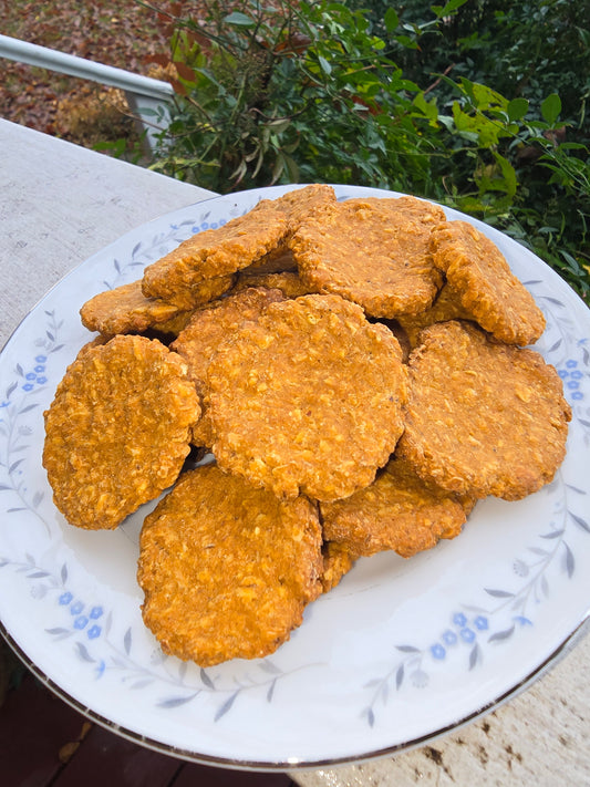 Peanut Butter Pumpkin Crackers